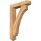 Ekena Millwork Imperial Arts and Crafts Smooth Bracket w/ Offset Brace, Western Red Cedar, 5 1/2"W x 24"D x 36"H BKT0604X24X36IMP03SWR - alternate 1